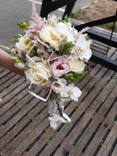 Bouquet de mariée semi retombant